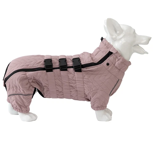 Dog Winter Coat 4 Legs Covered Windproof Waterproof Reflective Warm Dog Clothing - Picture 51 of 65