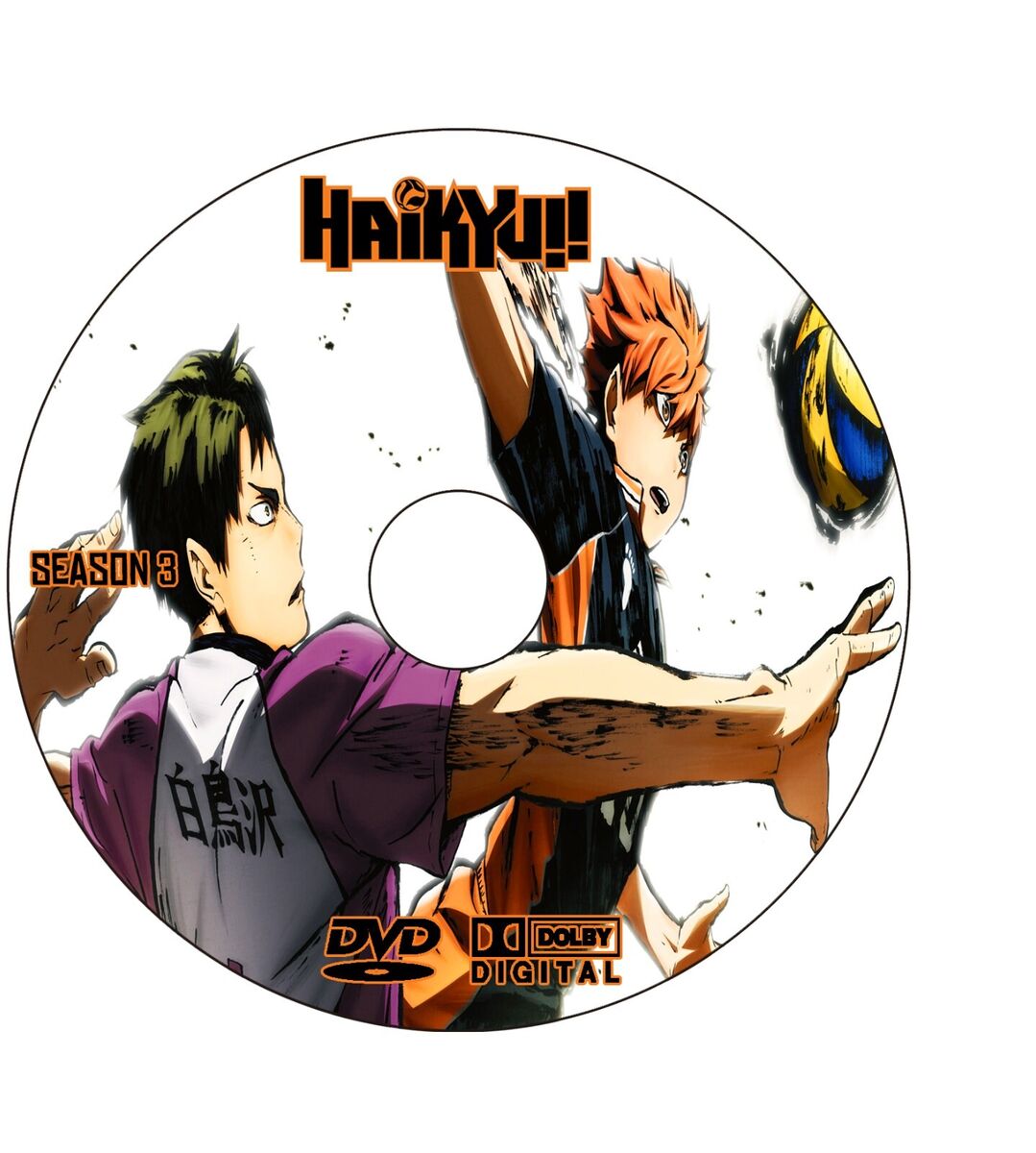 DVD Anime Haikyu Haikyuu!! TV Series 1-50 End Season 1+2 +1 Movie English  Sub