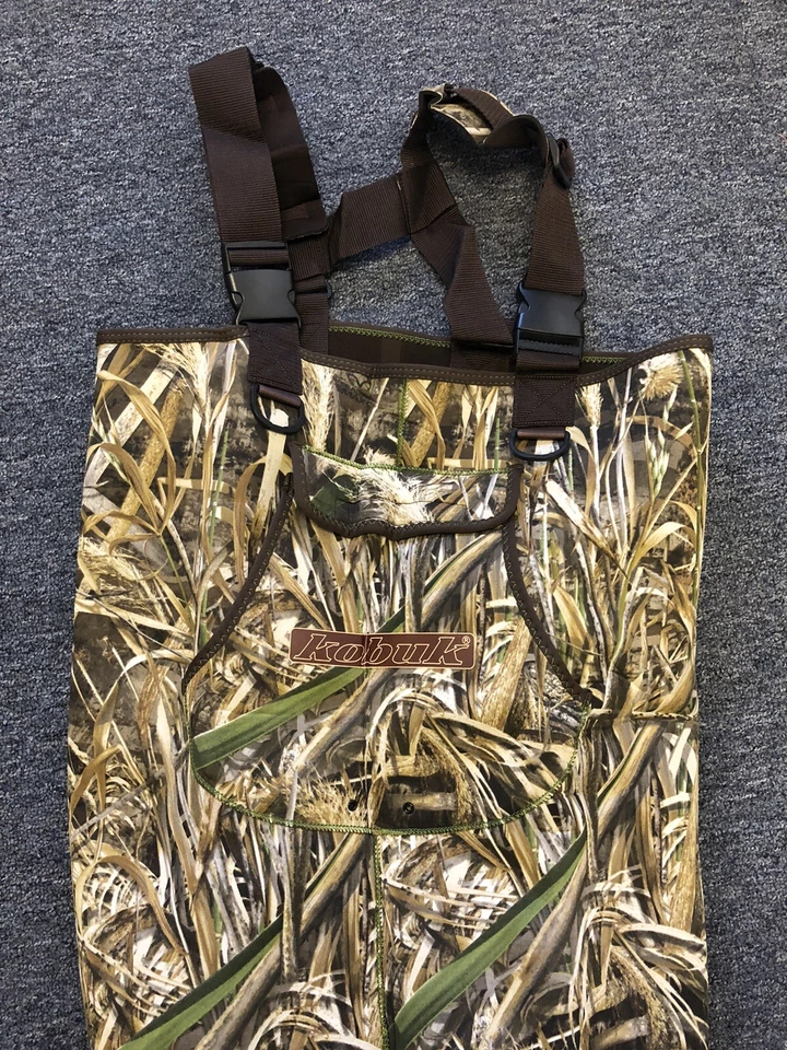 KOBUK Men's 3.5mm MAX-5 Camo Hunting Neoprene Chest Wader Boots Sz 10 600G LTD - Image 2 of 4