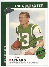 DON MAYNARD 2005 Topps Fan Favorites Football card #20 New York Jets NR MT