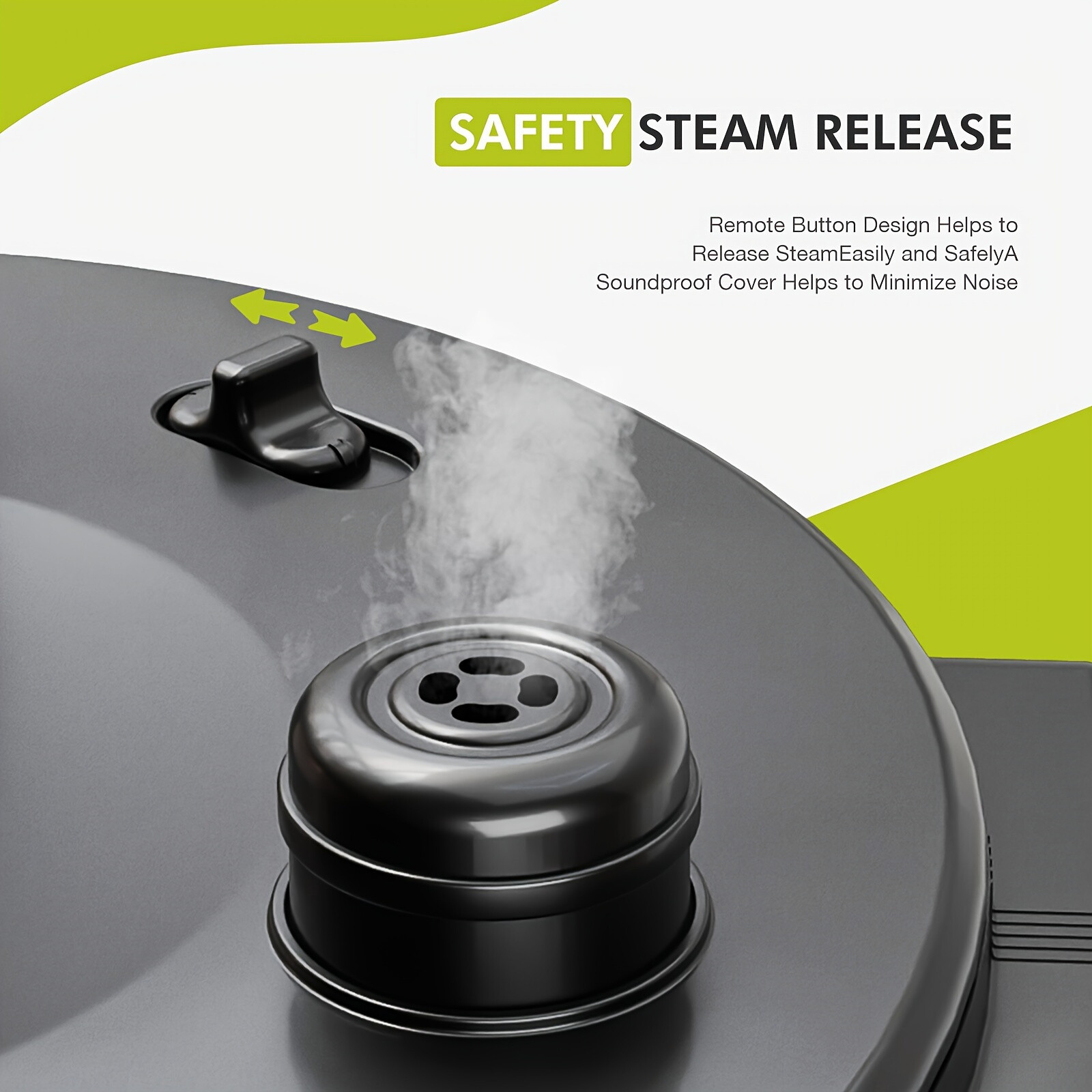HOMEFLA Pressure Cooker With 12 In 1 Multi-Functional Smart Pot, 6 Quart Steamer