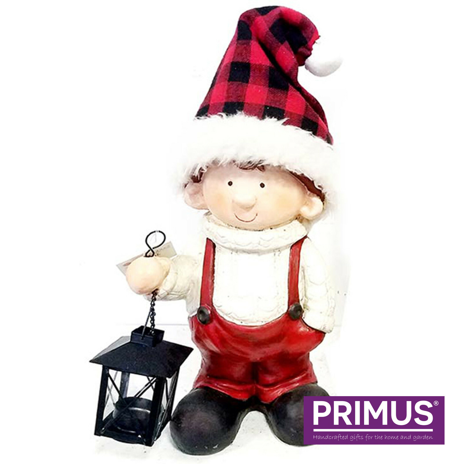 Primus Angelic Boy Candle Lantern Tealight Holder Christmas Decoration PXR3100