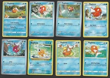 Magikarp Pokemon Card Collection Set of 8 English Cards Vintage Water Type