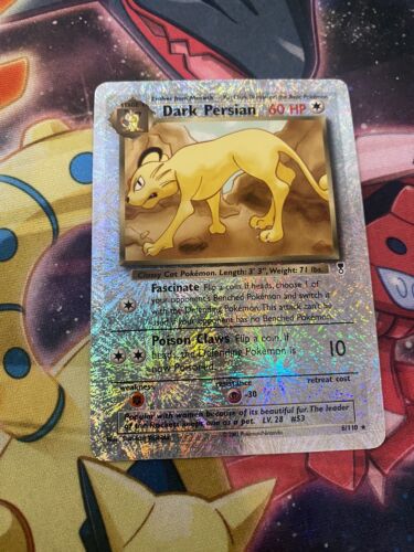 Pokemon Card - Dark Persian - Legendary Collection 6/110 Reverse Holo Rare LP - Picture 1 of 2