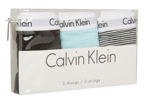 Packung mit 3 Tanga Slip Frauen Dame Tripack CK CALVIN KLEIN Artikel QD3587E THO - Bild 53 von 92