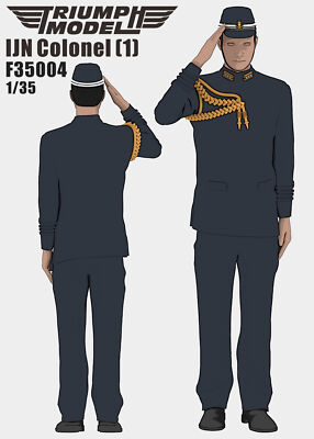 Triumph Model F35004 1/35 IJN Colonel (1) 3D Printed Model -