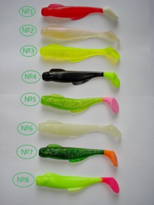 BOMBER MUD MINNOW 12,5cm Gummifisch, Raubfische, Köder,Zander,Barsch,Trout,Lachs