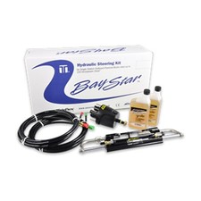 Kit timoneria idraulica Braccetti acciaio inox Mare Nautica Barca fino a 150 HP