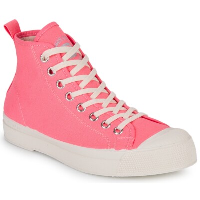 BENSIMON Stella Femme WOMEN'S HIGH TOP TENNIS SHOE, Pink, 7.5