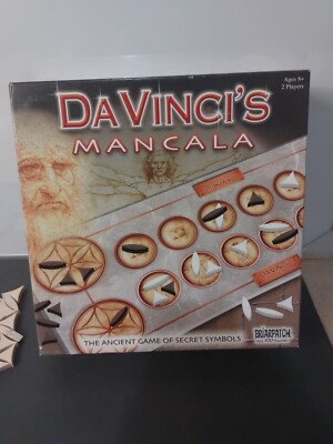 DaVinci s Mancala Ancient Game Of Secret Symbols Briarpatch Complete Nice Cond