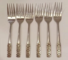 Vintage Stylecraft SYF4 Salad Forks-Set Of 6