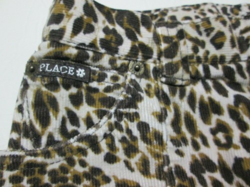❤ The Children's Place girls animal print skirt size 10 corduroy cheetah cotton - Picture 5 of 12