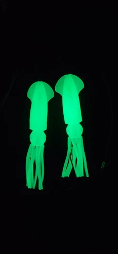 Deep Drop Bottom Fishing Rig Glow Tile Rose Snapper Cod Grouper Golden Blue 