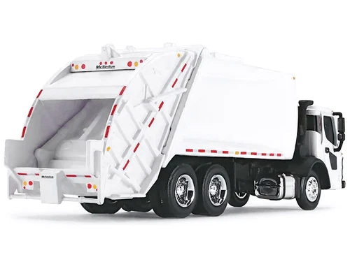 Mack LR with McNeilus Rear Load Refuse Body White 1/87 (HO) Diecast Model by Fir