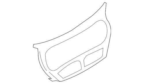 Hebilla del cinturón de seguridad del pasajero delantero derecho para Mazda Protege 2001-2003 (P/N OEM)