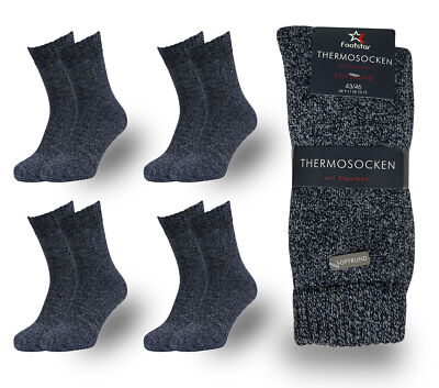12 Paar Herren Thermo Wintersocken Socken 80% BW mit Softbund falsch etikettiert