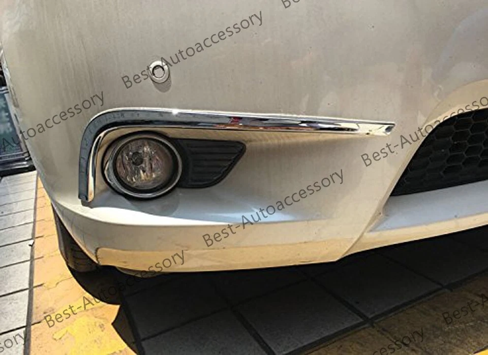 Cubierta antiniebla delantera trasera cromada accesorios para Toyota Sienna 2011-2017 Foto 3 de 4