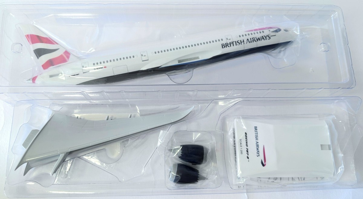 Boeing 787-8 BA British Airways Premium Skymarks Collectors