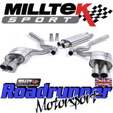 Milltek Mustang 5.0 V8 GT Exhaust System Cat Back Res Quad Titanium SSXFD160