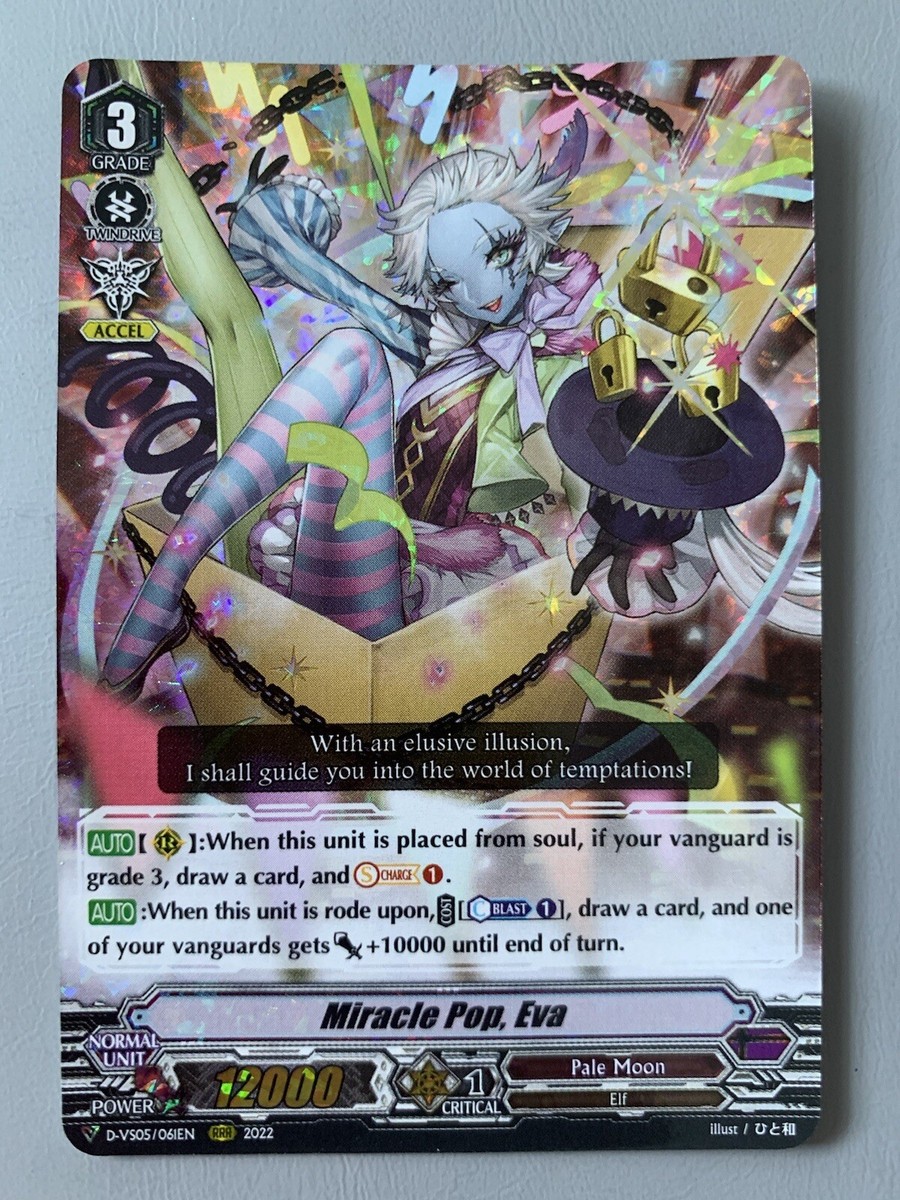 CARDFIGHT VANGUARD MIRACLE POP EVA (PALE MOON GRADE 3) D-VS05