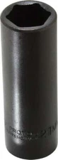 Proto J7321M Metric Impact Socket: 1/2" Drive 6-Point, 21mm Socket