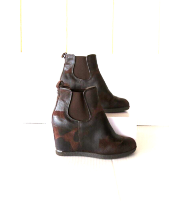 Donald J Pliner Dillon $250 Ankle Booties Expresso Vintage  display picture 2