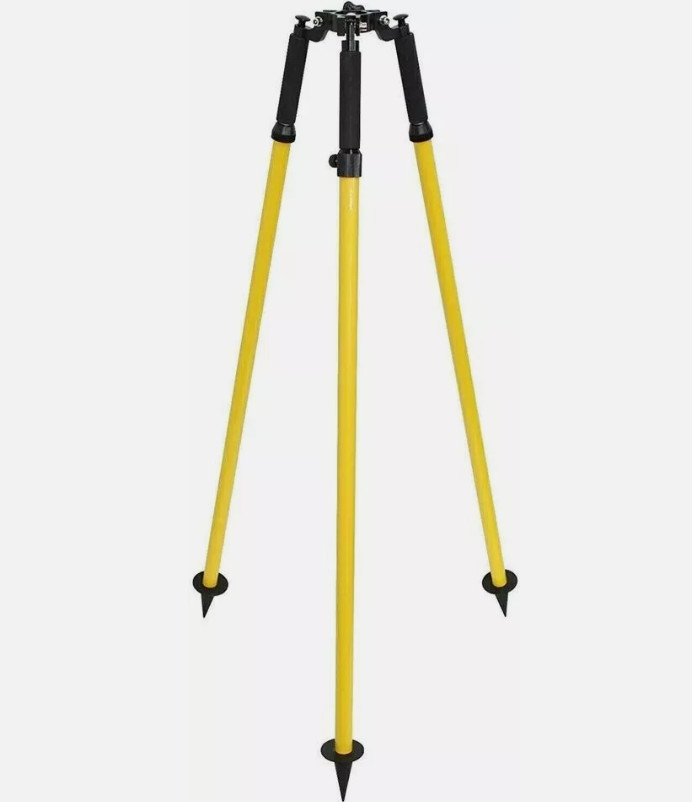Surveying Prism Pole Tripod Enhancing Precision for Total Station, GPS