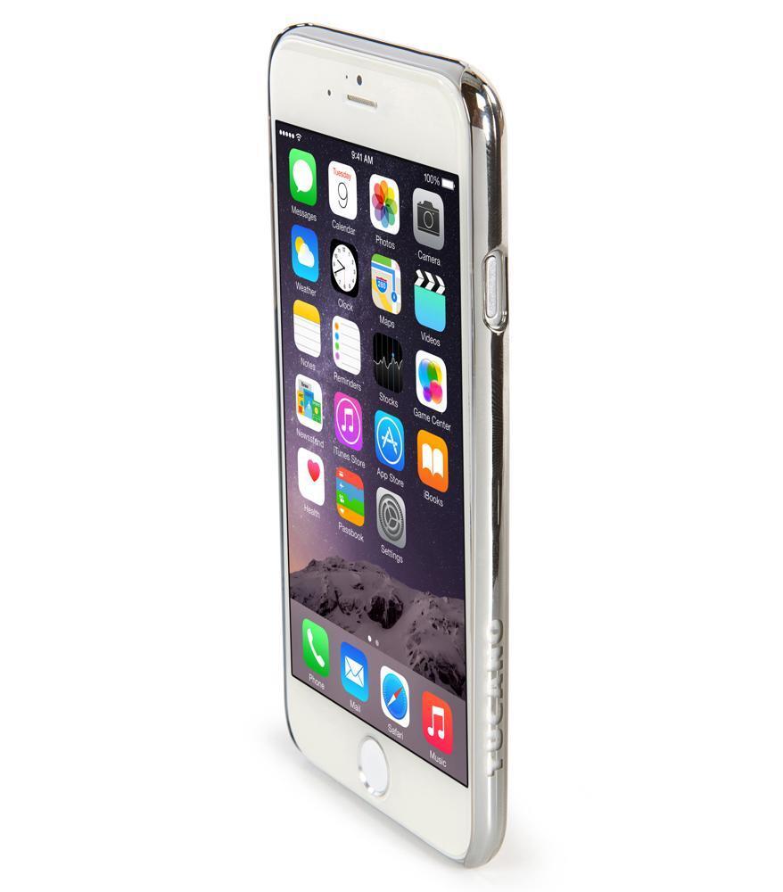 Tucano Elektro Snap Case in Silber für Apple iPhone 6 Plus Cover Hülle Schutz