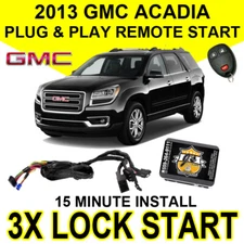 2013 GMC Acadia Plug & Play Remote Start System GM DIY 3X Lock Starter GM10