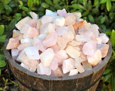 CLEARANCE Rose Quartz Natural Rough Stones B/C Quality Wholesale Bulk Lots