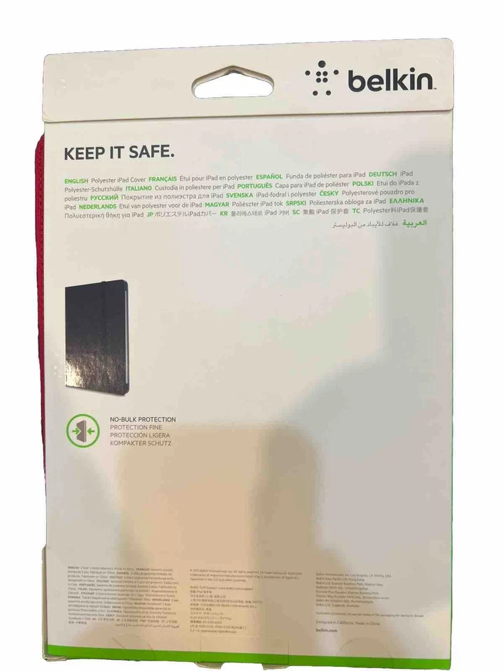 Belkin  Classic Strap Cover For iPad  Air -  Red - Image 2 of 2