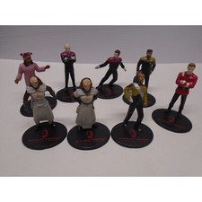 1994 Applause Star Trek Generations Figurines Set of 8 Kirk Picard Riker Klingon