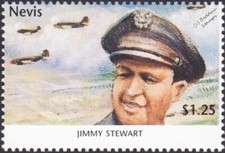 WWII Hero: James Jimmy Stewart US Army Air Corps Aircraft Pilot Stamp