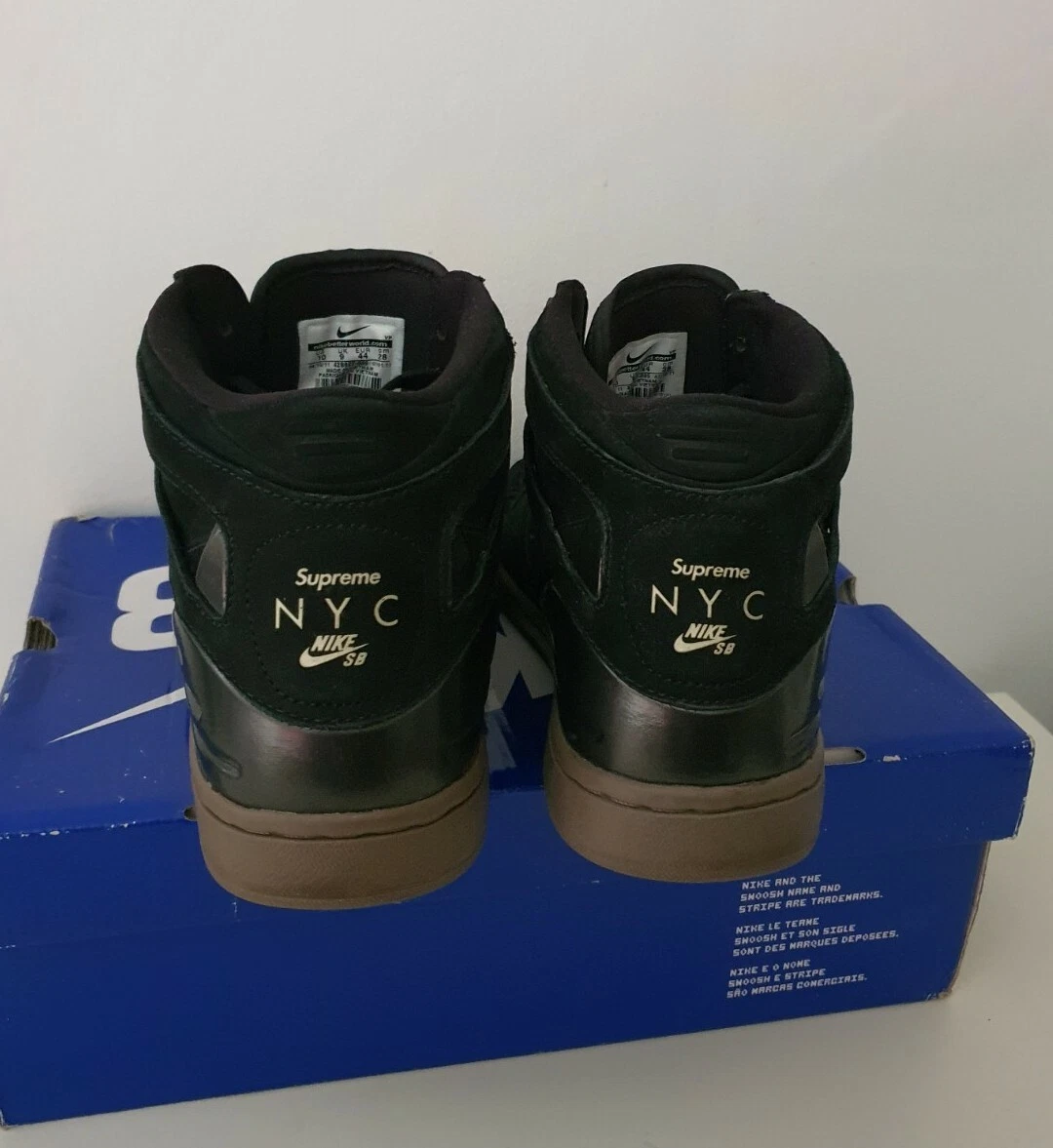Lot baskets FW11 Supreme Nike Zoom Air 94 Hi noir US 10 UK 9 EU 44 vintage