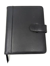 At A Glance Planner Binder 2003 Calendar Black Multi Pocket Classic Vintage NWT