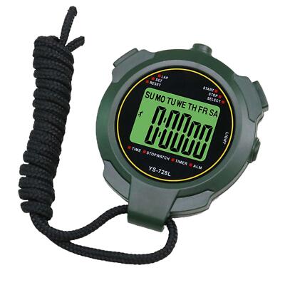 Digitale Stoppuhr, Timer, elektronische Uhr, leuchtend, großes