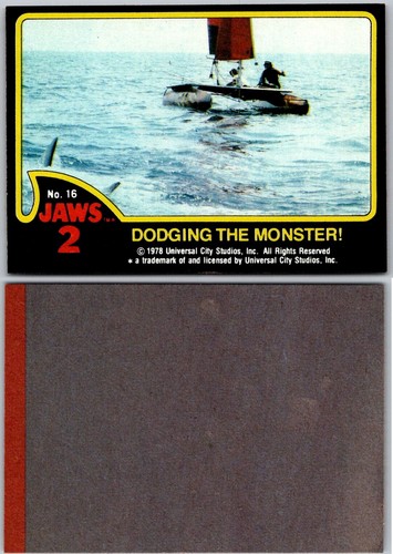 1978 Topps JAWS 2 Movie Trading Cards - Set Break - Pick Your Cards NM/MT - 第 17/71 張圖片