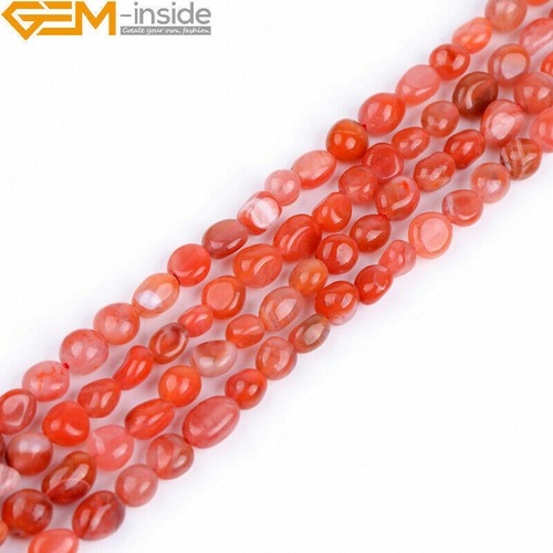 Cuentas espaciadoras de pepita de piedra Freeform para hacer joyas 15" 6x8 mm curación - Imagen 62 de 210