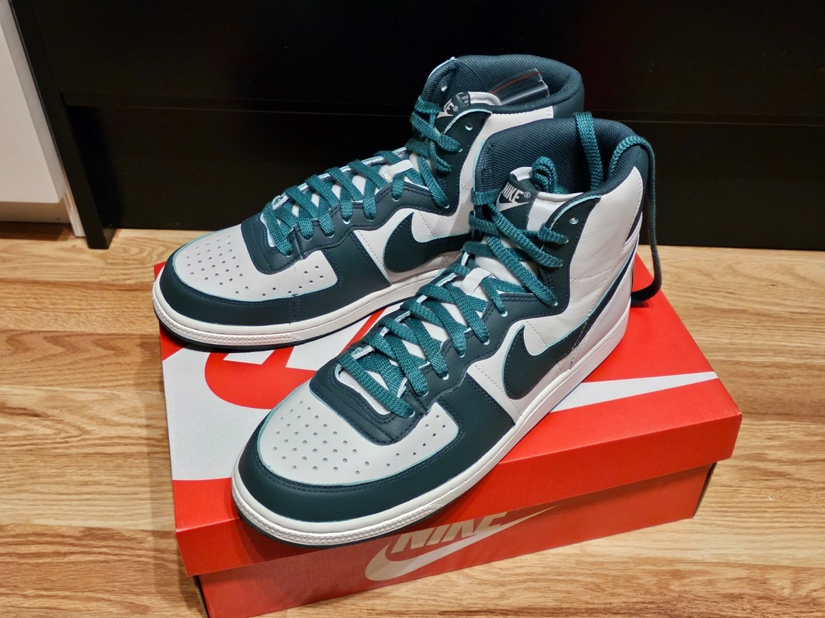 Nike Terminator High Noble Green White Sail Shoes Men's Size 9.5