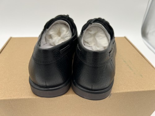 Vince Mens Cillian Slip On Loafer Boat Shoe Black Leather 7 M - Picture 5 of 7
