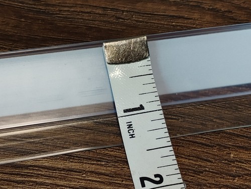 2 Rolls Door Weatherstripping & 36" Clear Door Sweep - Picture 6 of 7
