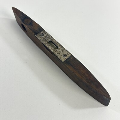 Vintage '' THE DANDY LEVEL'' Stratton Level Co. 12'' ROSEWOOD & BRASS 2 Way Level