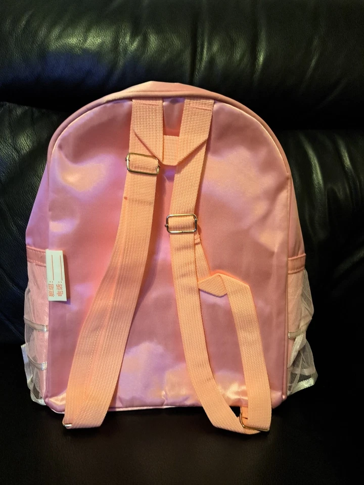 Ballerina Bookbag for Girls Ballet Backpack with Tutu Bag for Pink 1 Little One - Image 2 of 3