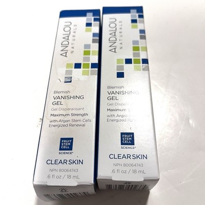 Andalou Naturals Blemish Vanishing Gel Maximum Strength 0.6oz NEW OLD STOCK Lot