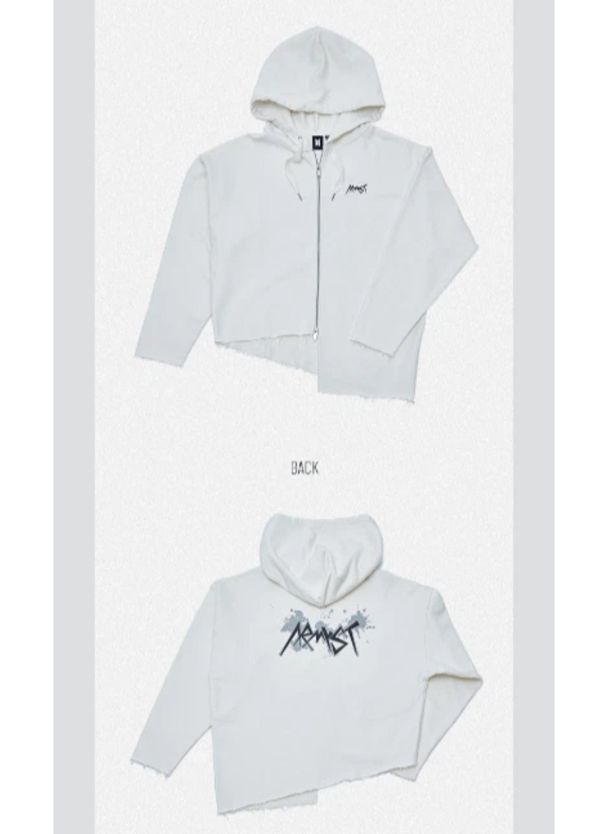 BTS JUNGKOOK ARMYST Zip-Up Hoody ホワイトL Official BY BTS Artist Made JUNG KOOK ARMYST ZIP-UP HOODY WHITE w