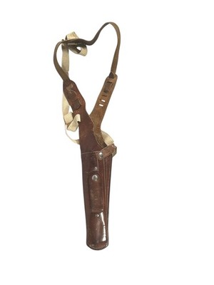Vintage Bianchi X-15 Shoulder Holster   Brown Leather   Extra Large Pre-owned