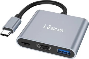 USB C à HDMI Adaptateur multiports, USB-C Numérique AV Adaptateur pour Iphone 15 à USB-C