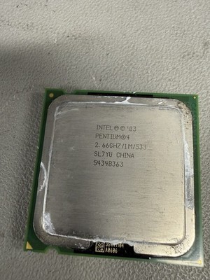 Intel Pentium 4, 2.66 GHz, 1 MB cache, 533 MHz FSB, SL7YU