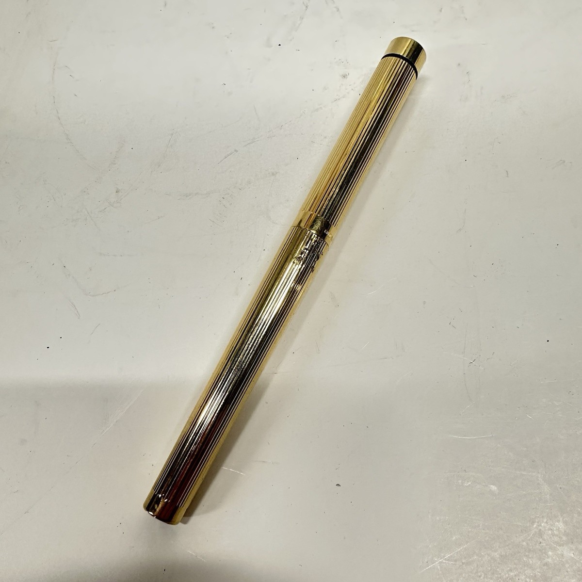 Vintage Sheaffer Gold Electroplated Pen Made In USA Rolling Ball