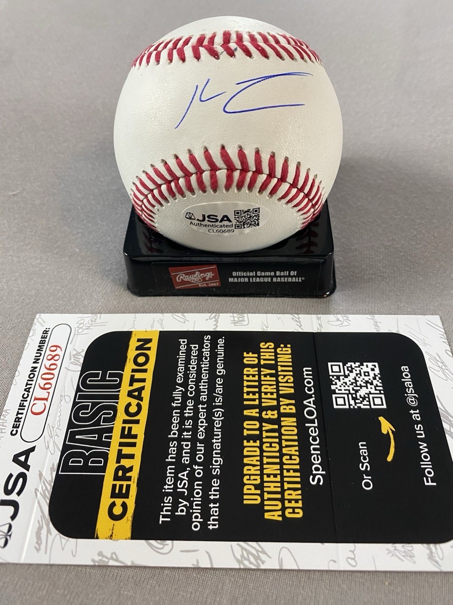 SAN DIEGO PADRES- KASH MAYFIELD AUTOGRAPH ROLB BASEBALL- JSA